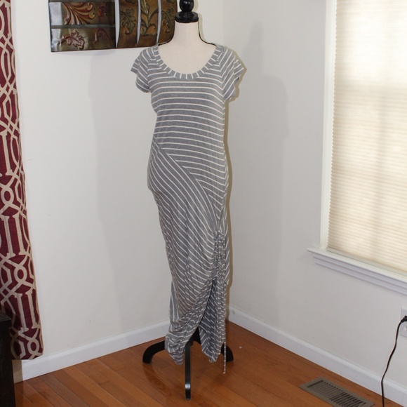 Athleta, Dusky Shark Bite Cinch Maxi Dress - Picture 3 of 9